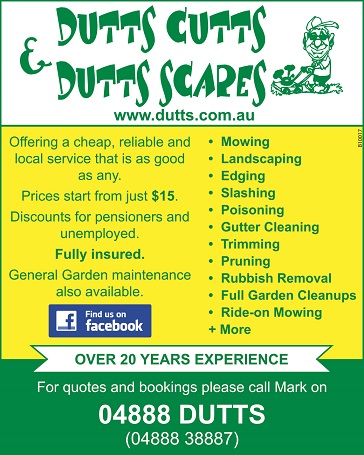 banner image for Dutts Cutts & Dutts Scapes
