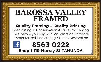 banner image for Barossa Valley Framed