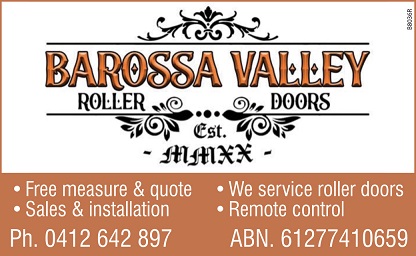 banner image for Barossa Valley Roller Doors