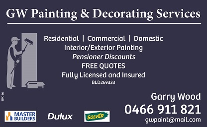 banner image for GW Painting & Decorating Services - Garry Wood
